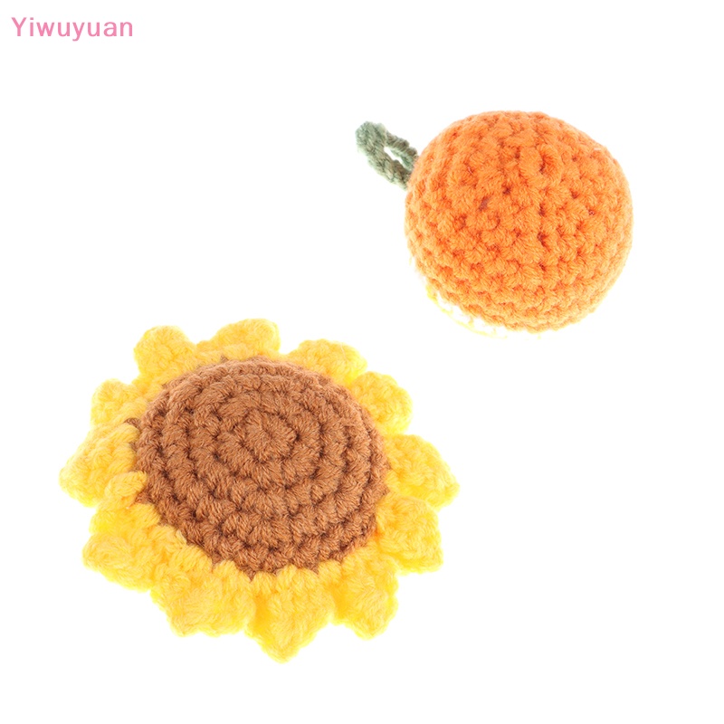 < Yiwuyuan > Móc Khóa Hình Hoa Hướng Dương Nhồi Bông Ấm Áp Sáng Tạo Dễ Thương Trang Trí Túi Xách / Ô Tô DIY Mới Dành Cho