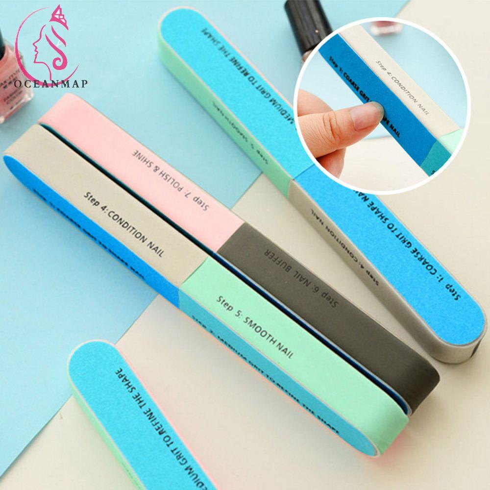 Dụng Cụ Dũa Móng Tay Nhiều Màu Sắc Không Đồng Đều