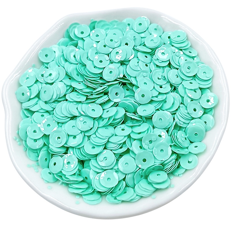 Set 1500 Hạt Kim Sa Tròn Nhiều Màu Bằng Nhựa PVC 6mm Trang Trí Ốp