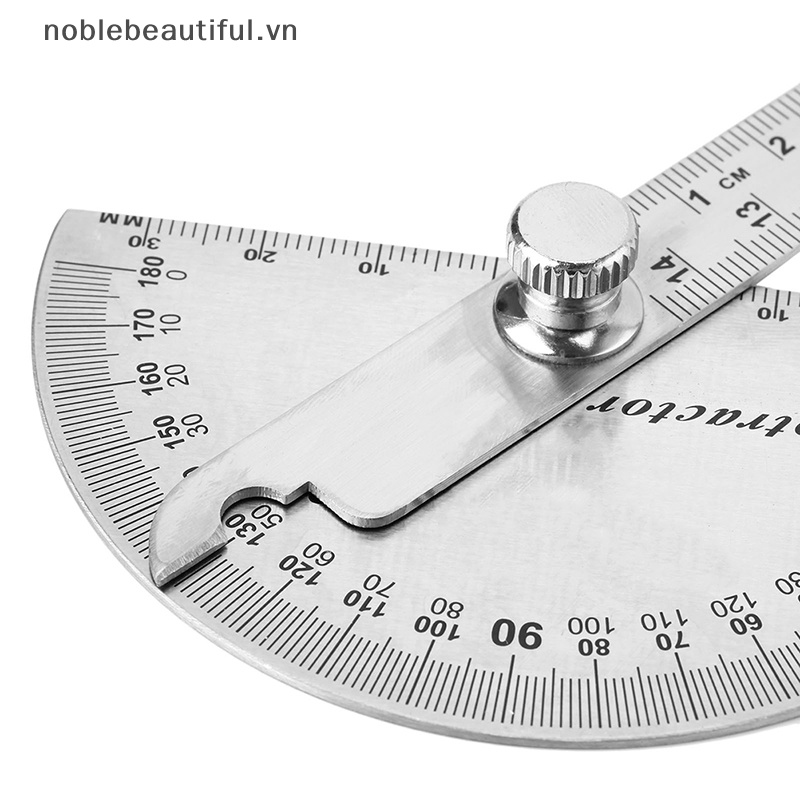 Thước Đo Góc Đa Năng 15cm 180 Độ Bằng Thép Không Gỉ Tùy Chỉnh