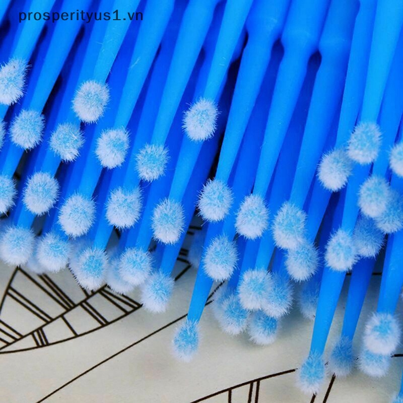 1 100 Cây Tăm Bông Làm Sạch Lông Mi Nối Dài Tiện Dụng