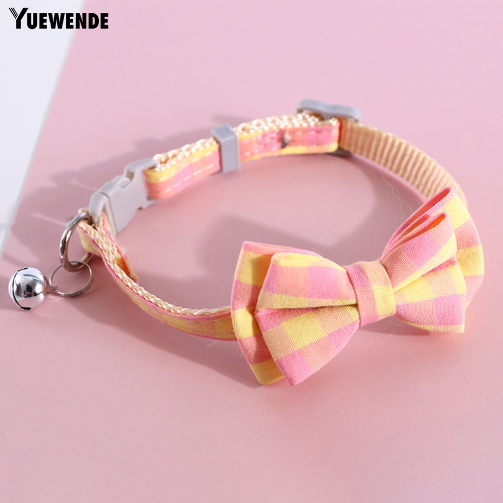 Vòng Cổ Gắn Nơ Trang Trí Thân Thiện Với Da Cho Thú Cưng