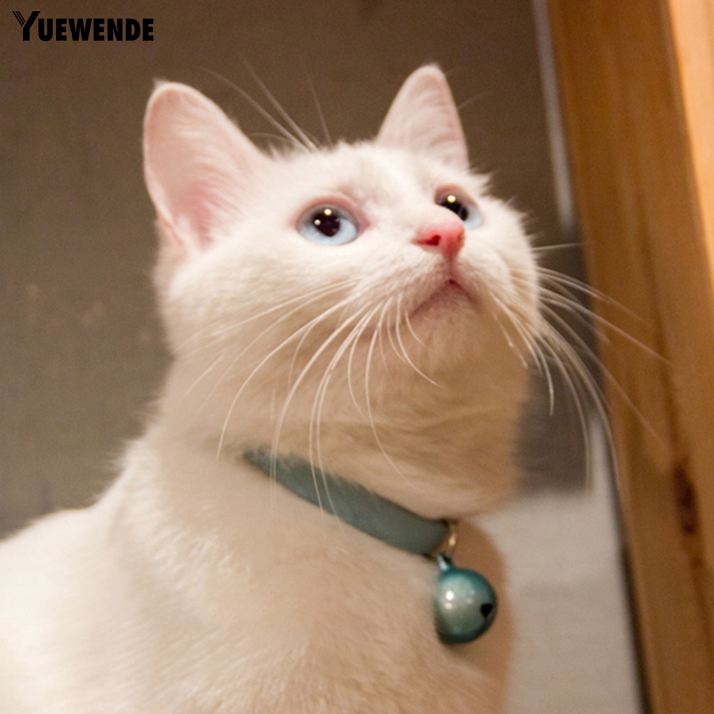 Yq.e Vòng Cổ Gắn Chuông Thoáng Khí Tháo Gỡ Nhanh Trang Trí Cho Thú Cưng