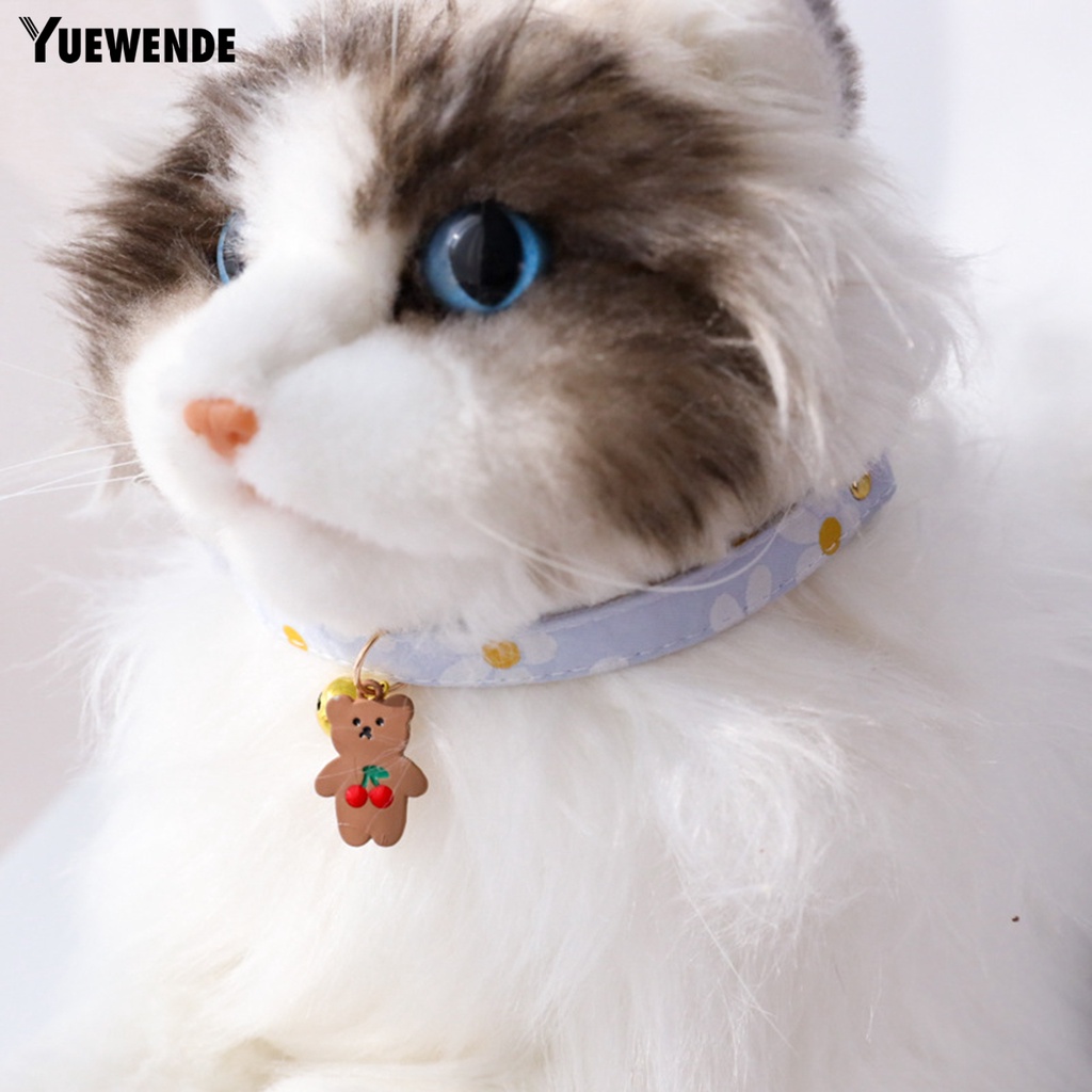 Vòng Cổ YQ.E Độ Co Giãn Cao Với Họa Tiết Chấm Bi Dễ Thương Có Thể Điều Chỉnh Cho Thú Cưng Mặc Hàng Ngày