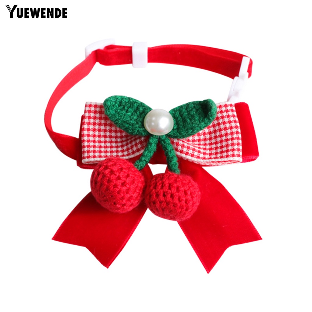 Yq.e Vòng Cổ Đan Len Thủ Công Thoáng Khí Không Biến Dạng Có Thể Điều Chỉnh Cho Thú Cưng