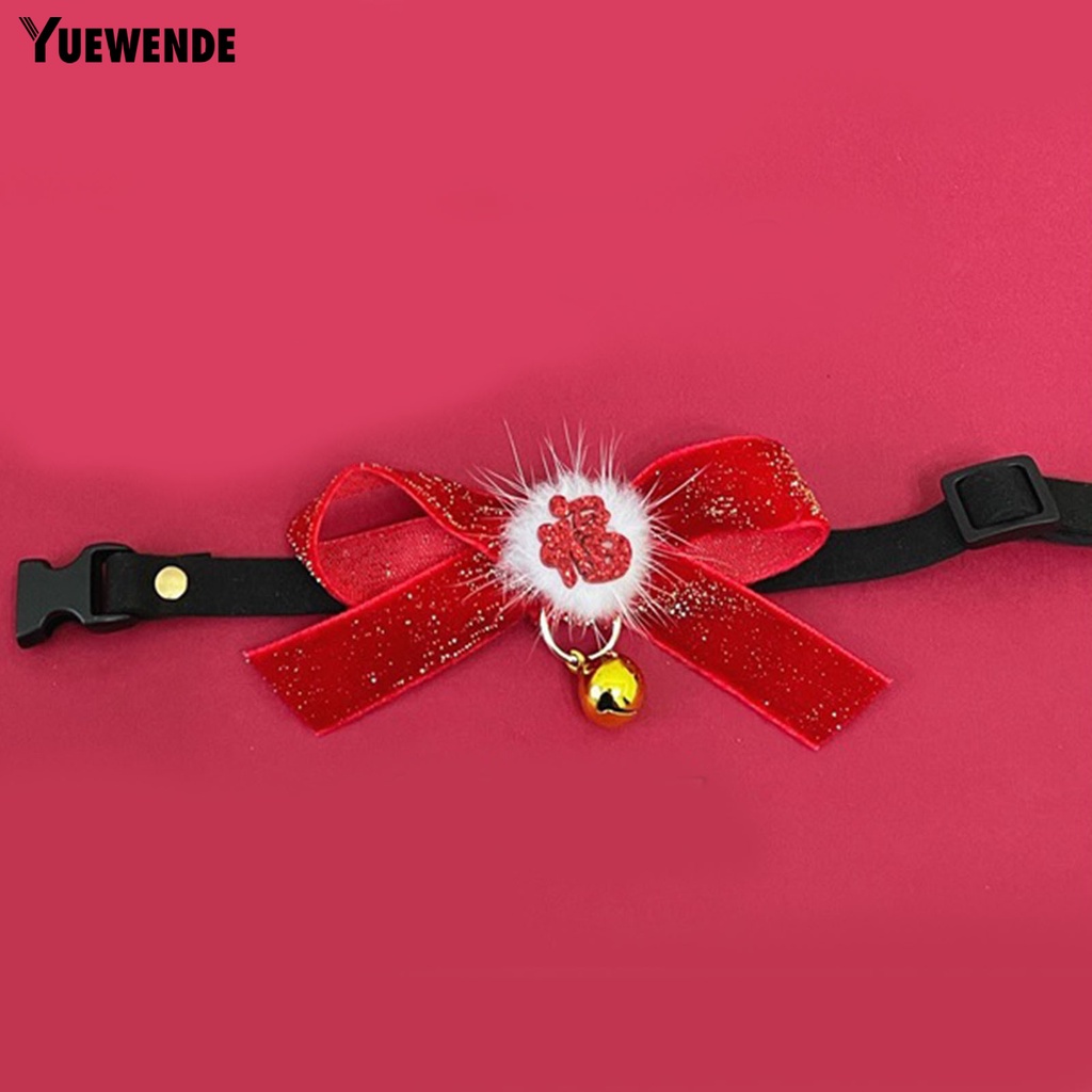 Yq.e Vòng Cổ Polyester Siêu Mềm Bắt Mắt Theo Chủ Đề Năm Mới Cho Thú Cưng Tại Nhà