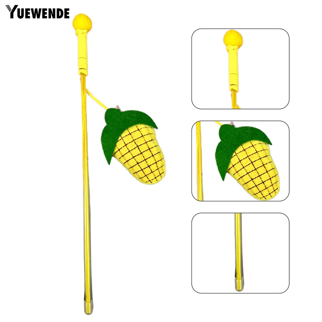 Gậy Đồ Chơi Tương Tác Bằng Nhựa Mềm Đính Trái Cây Giải Tỏa Căng Thẳng Dành Cho Mèo YQ.E