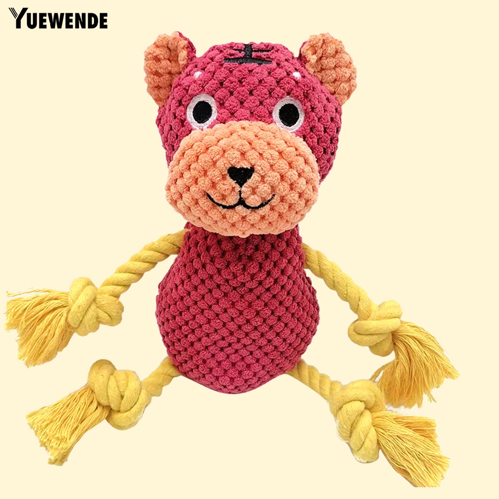 Yq.e Búp Bê Đồ Chơi Bắt Mắt Bằng Cotton PP Họa Tiết Hổ / Gấu Trúc Hoạt Hình Cho Thú Cưng