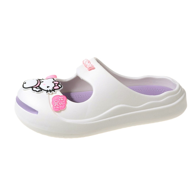 Dép Bít Mũi Đế Mềm Dễ Thương Thời Trang Đi Biển Mùa Hè Cho Nữ