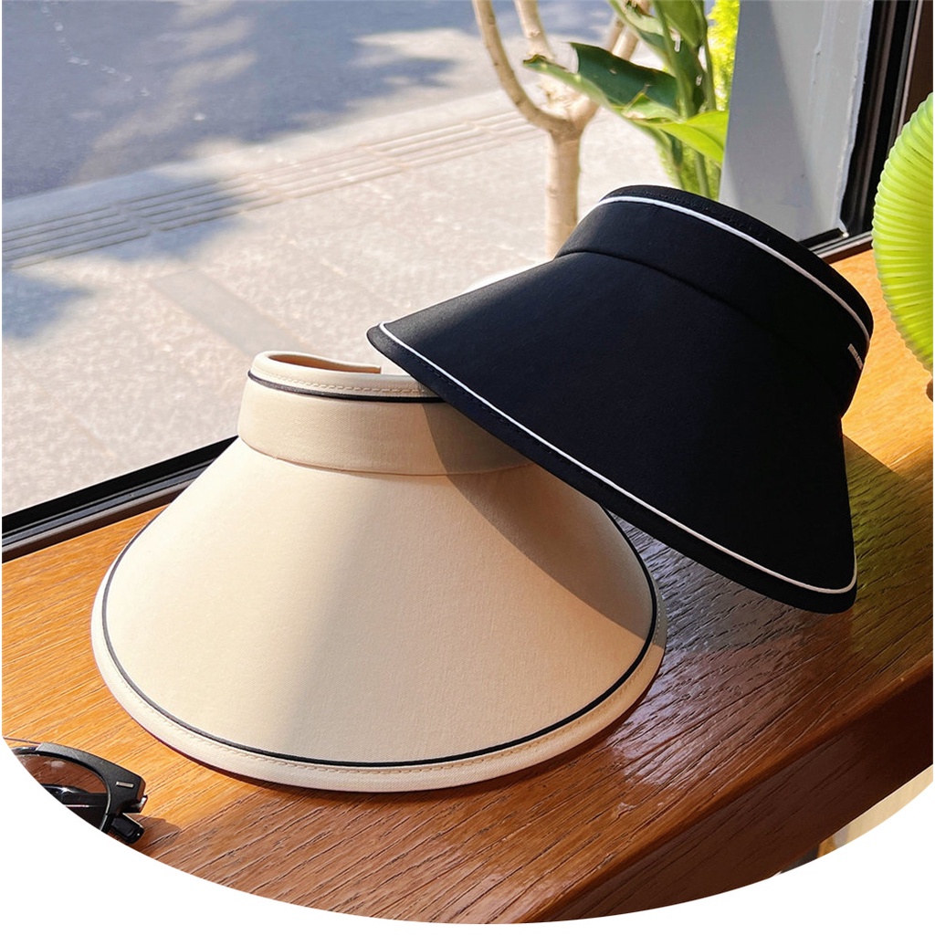 Mũ Rộng Vành Chống Nắng Không Chóp Có Thể Điều Chỉnh Kích Cỡ Dành Cho Nữ