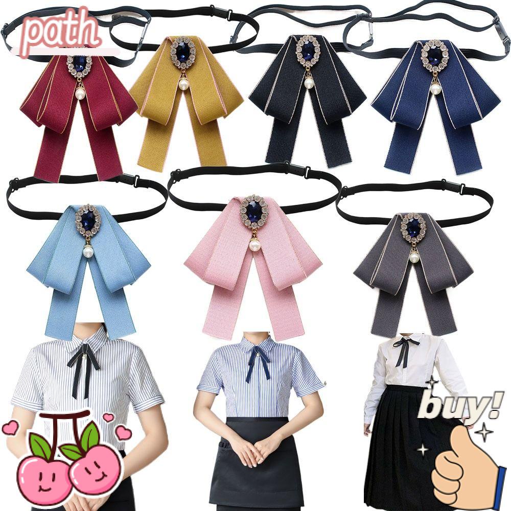 Nơ Cài Cổ Áo Họa Tiết Hoa Có Thể Điều Chỉnh Cho Nữ