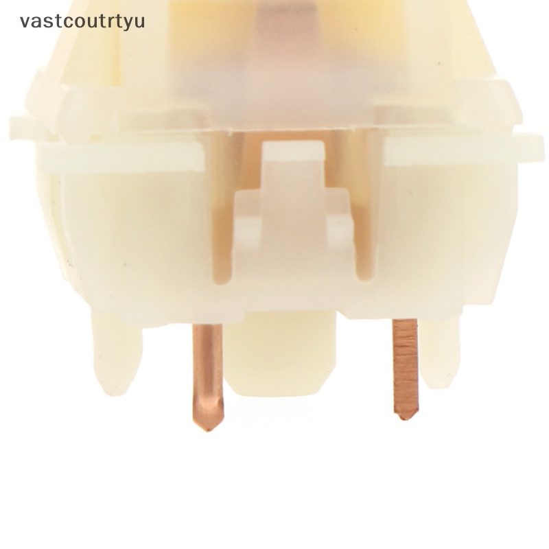 Bộ 2 Nút Công Tắc 5 Pin Cho Bàn Phím Cơ Portron Màu Vàng Sữa