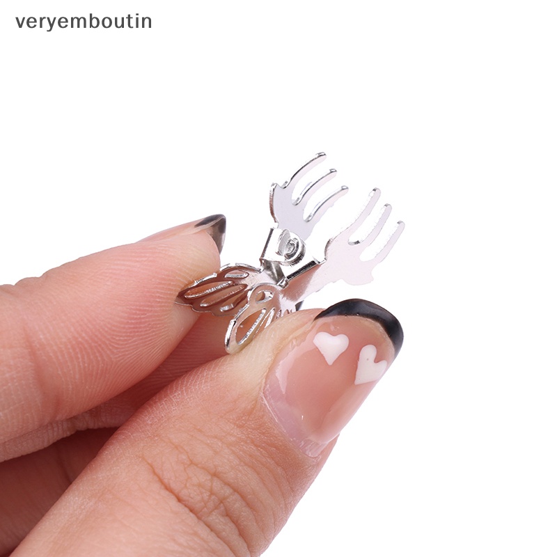 Set 5 Kẹp Bướm Mini Bằng Kim Loại Màu Sắc Thời Trang Dành Cho Nữ