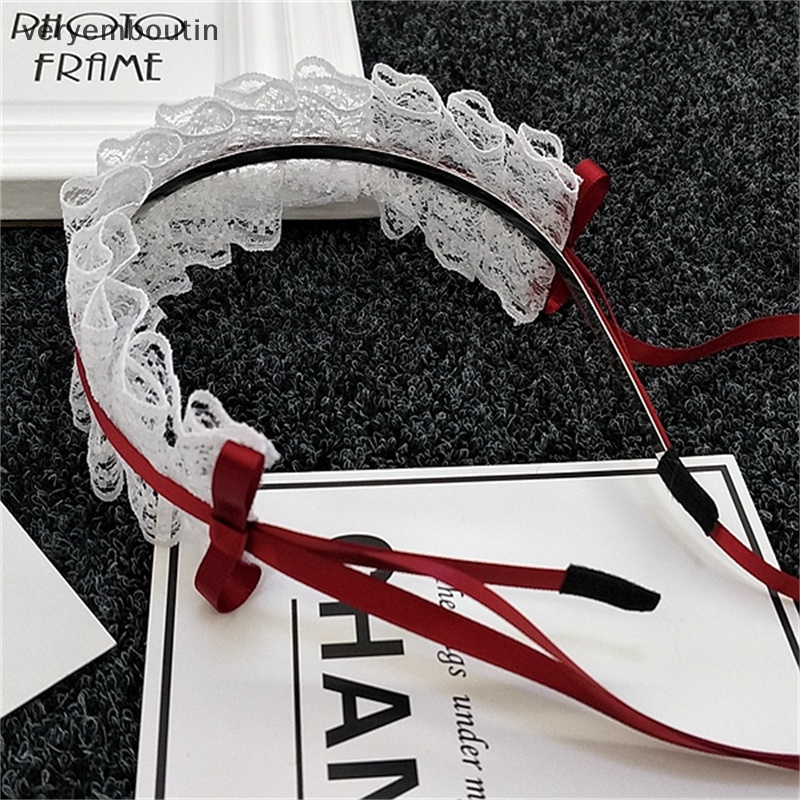 Băng Đô Cài Tóc Vải Bông Mềm Mại Đính Nơ Tai Thỏ Có Thể Tháo Rời Phong Cách Lolita Đáng Yêu Cho Bé Gái