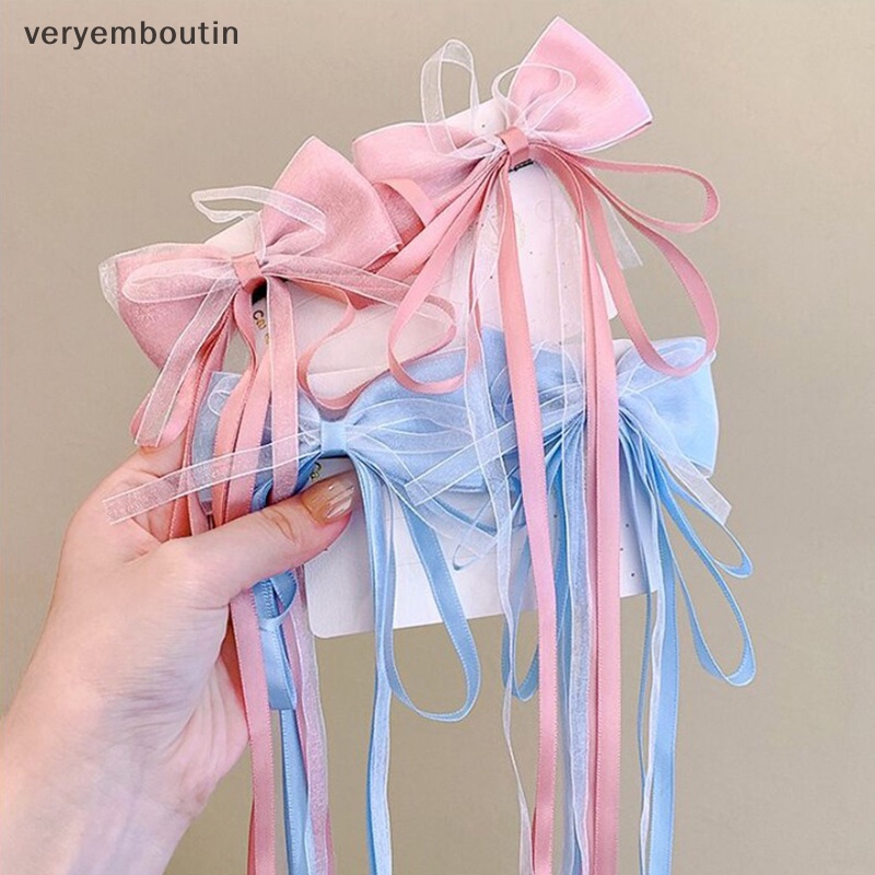 Set 2 Kẹp Tóc Nơ Phong Cách Trung Hoa Cổ Điển Cho Bé Gái