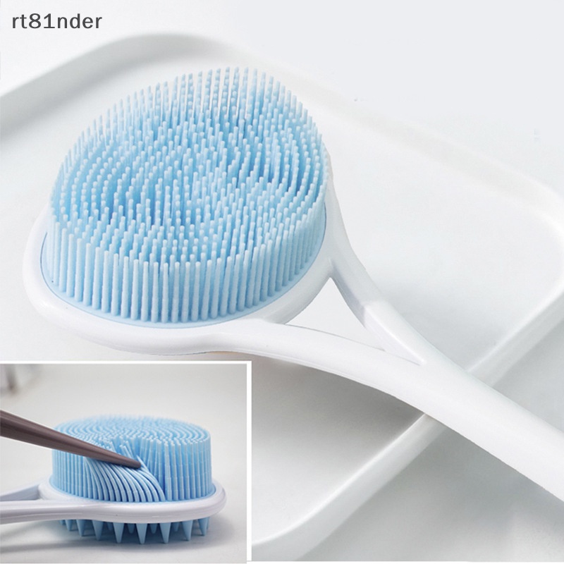 Bàn Chải Chà Lưng Cán Dài Bằng Silicon Tiện Dụng Khi Tắm