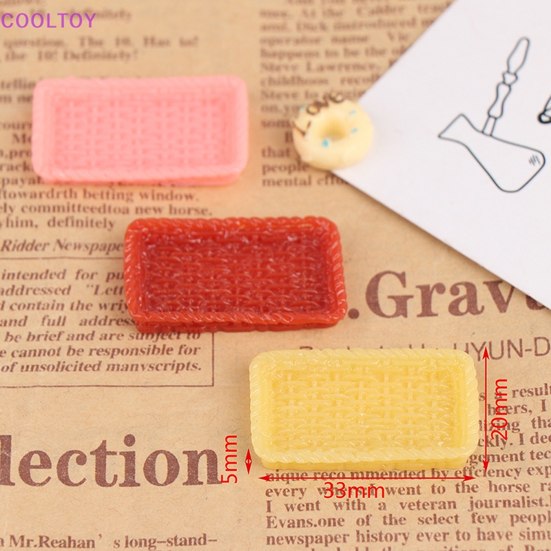 Set 10 Giỏ Đựng Đồ Trang Trí Nhà Búp Bê Tỉ Lệ 1 / 12