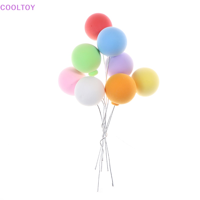 Set 8 Bong Bóng Tỉ Lệ 1 / 12 Dùng Để Trang Trí Nhà Búp Bê