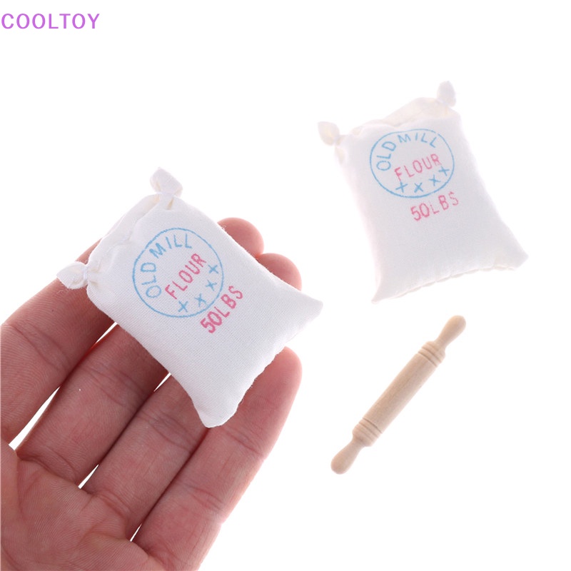 Cooltoy Bột Và Túi Bột Lăn Đồ Chơi DIY Cho Nhà Búp Bê 1: 12