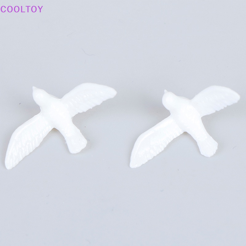 Cooltoy Bộ 2 Chim Bồ Câu Giả Tỉ Lệ 1: 12