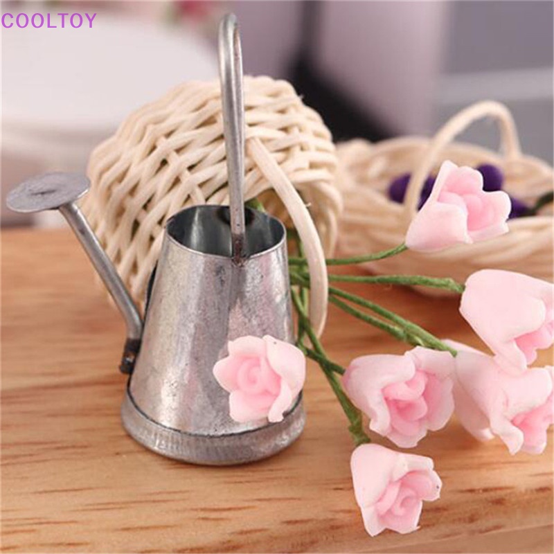 Bình Tưới Cây Mini Bằng Kim Loại Tỉ Lệ 1 / 12 Trang Trí Nhà Búp Bê