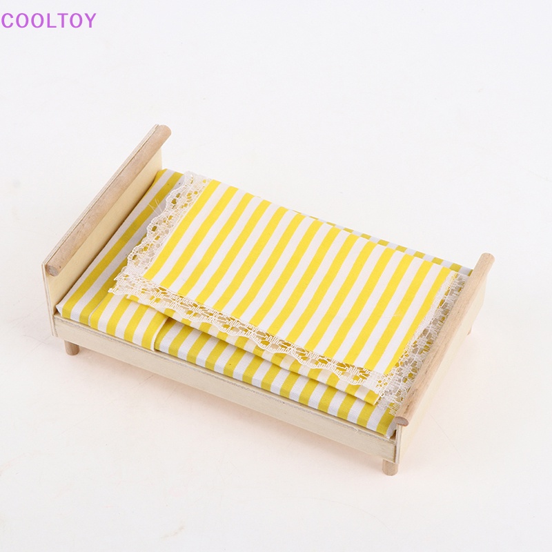 Mô Hình Giường Ngủ Mini Tỉ Lệ 1: 12 Trang Trí Nhà Búp Bê