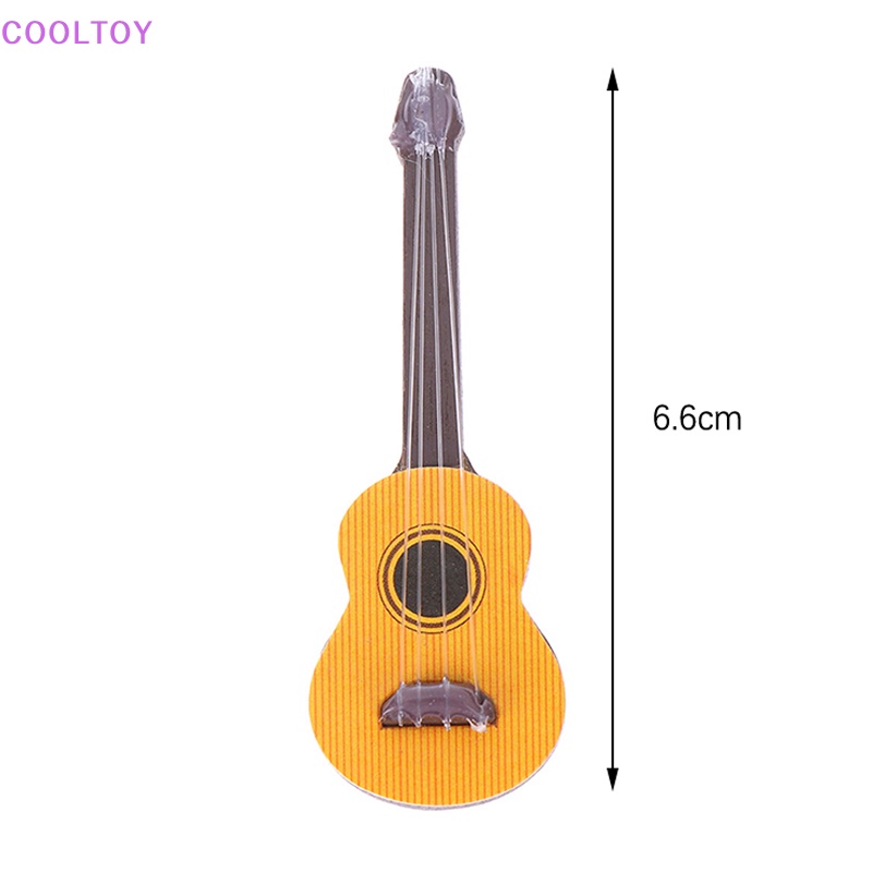 Cooltoy Đàn guitar Mini Tỉ Lệ 1: 12 Trang Trí Nhà Búp Bê