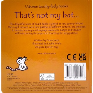 Sách That's Not My Bat… (Board Book)
