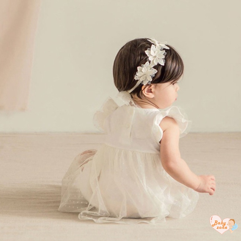 Băng Đô Ren Hoa Xinh Xắn Cho Bé Gái