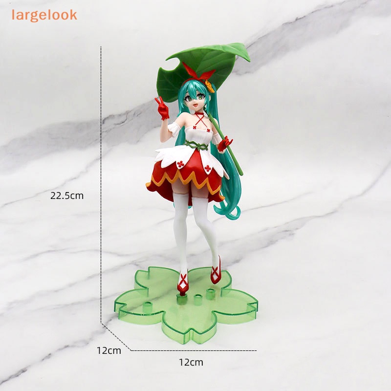 Mô Hình Nhân Vật Hatsune Miku Cầm Lá 13cm