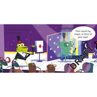 Chameleon Comedian (Usborne Phonics Readers)