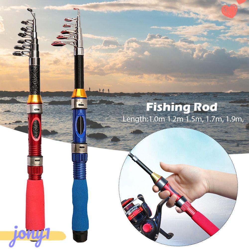 Cần Câu Cá Mini Bằng Sợi Carbon Siêu Nhẹ 1.0m-1.9m Có Thể Thu Gọn Tiện Dụng