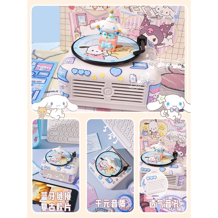 Loa Bluetooth Không Dây Mini Hình Kuromi Dễ Thương