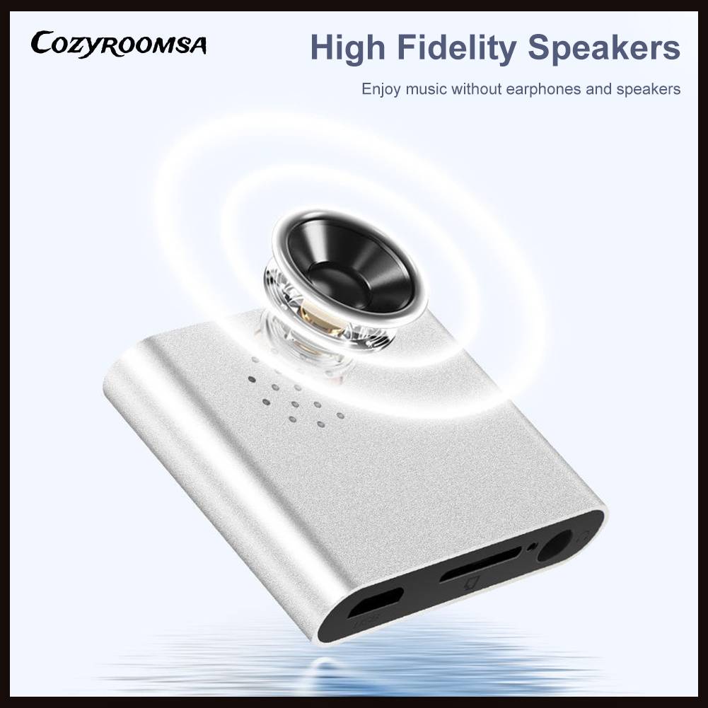 Máy Nghe Nhạc MP3 Mini Hỗ Trợ Thẻ TF 64G 180mAh