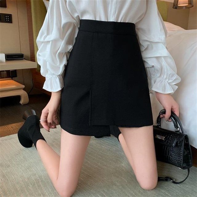 Bộ Áo Trễ Vai + Chân Váy Chữ A Lưng Cao Ôm Dáng Thời Trang Mùa Thu 2023 Cho Nữ