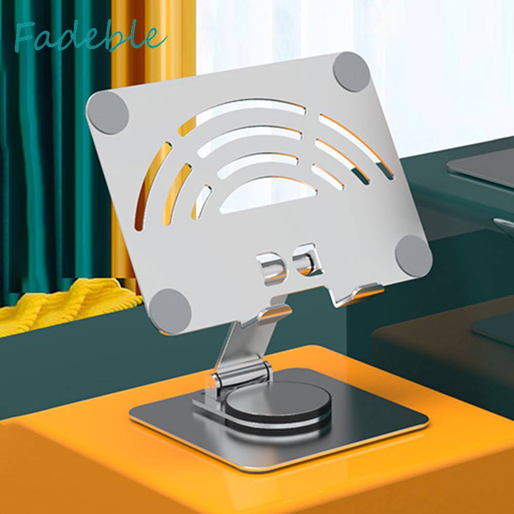 Giá Đỡ Điện Thoại / Máy Tính Bảng Bằng Hợp Kim Nhôm Xoay 360 Độ Để Bàn