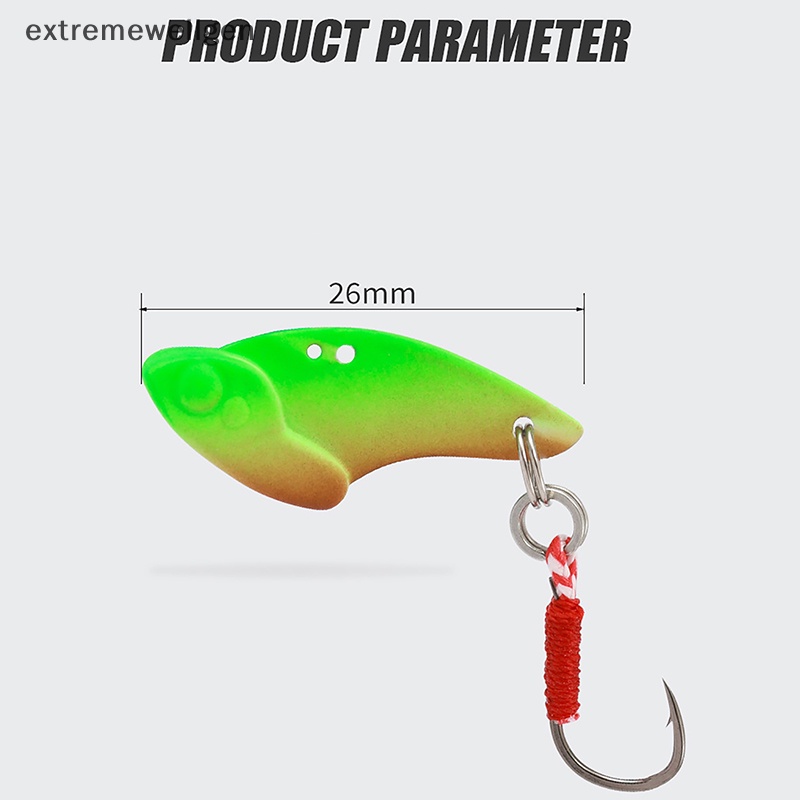 Mồi Câu Cá Giả Bằng Kim Loại Cứng Weiwu Xiaowan 2.7g 26mm