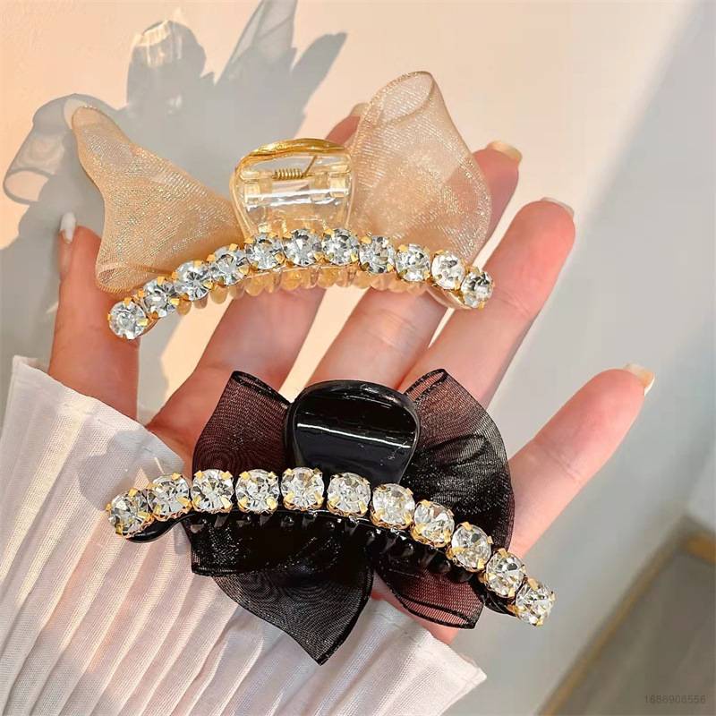 Kẹp Tóc Hình Cá Mập Đính Đá Thời Trang Cho Nữ