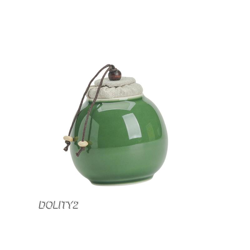 Bộ 2 Hũ Đựng Trà Bằng Sứ Cao 9.5cm