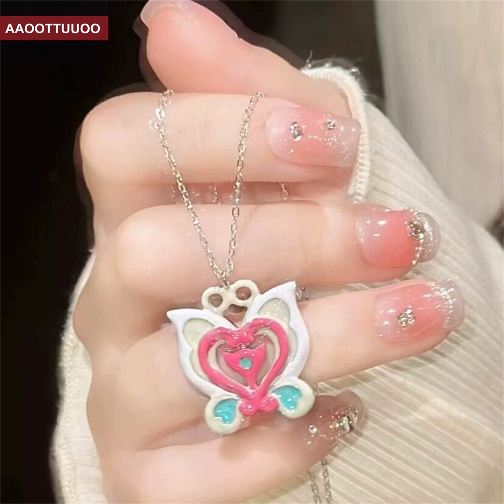 Vòng cổ Mặt Bướm Dopamine 2023 Thời Trang Ngọt Ngào Cho Nữ