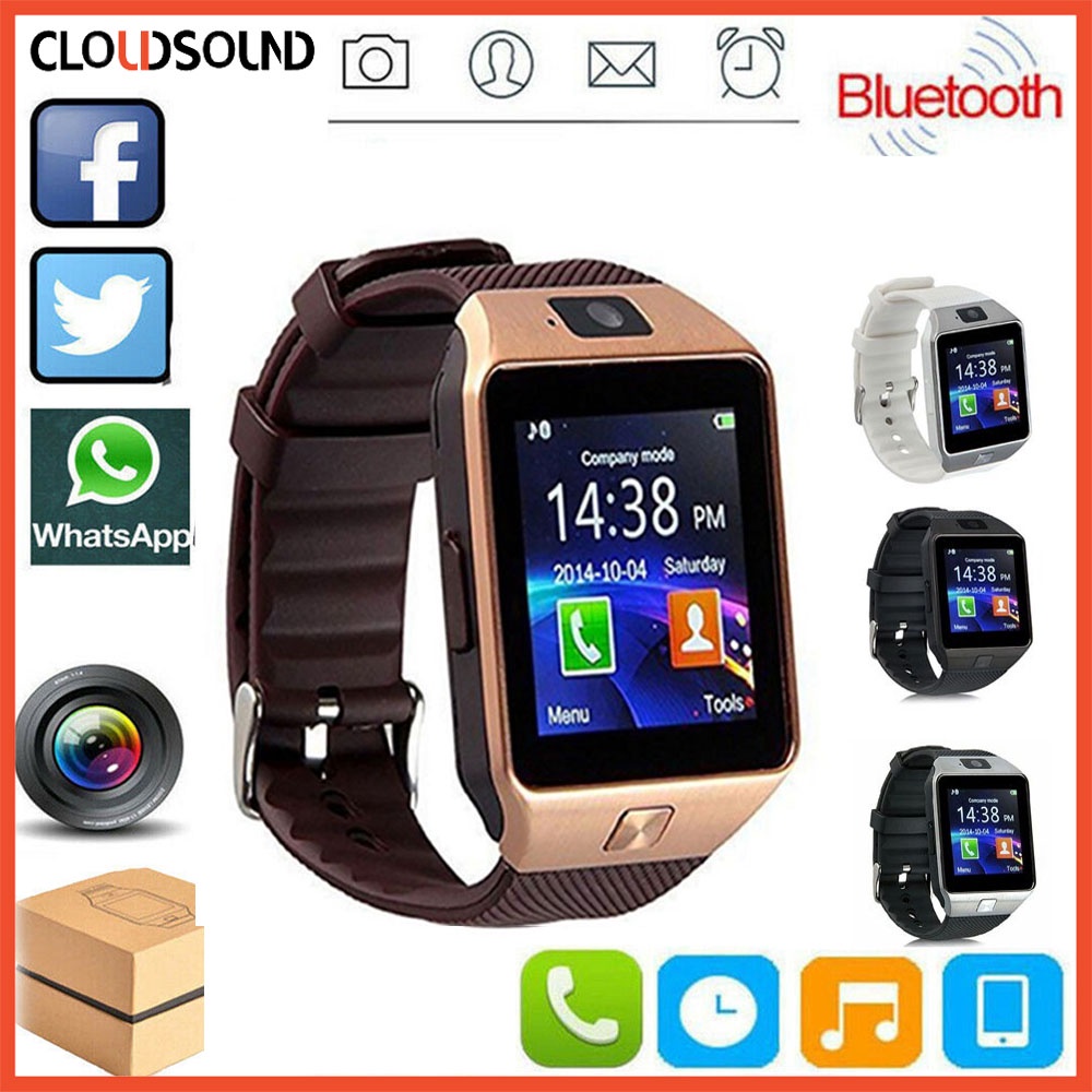 Đồng Hồ Thông Minh DZ09 A1 Hỗ Trợ Gọi Điện Thoại Có Camera Hỗ Trợ Thẻ SIM / SD Cho Android IOS