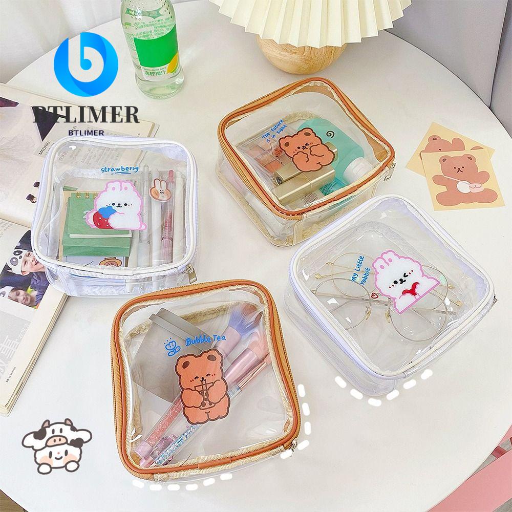 Túi Đựng Mỹ Phẩm Chống Thấm Nước Có Khóa Kéo Tiện Dụng