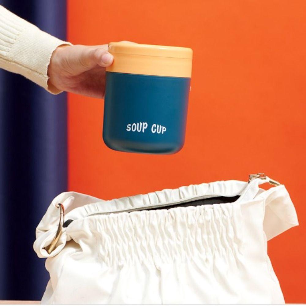 1 Muỗng Cách Nhiệt Bằng Thép Không Gỉ 12Oz Thiết Kế Uốn Cong Tiện Dụng