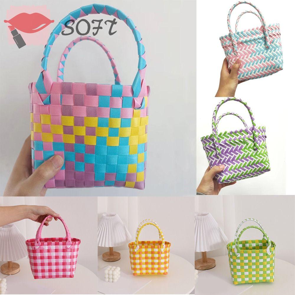 Túi Rơm Dệt Đeo Vai Mùa Hè Cho Nữ