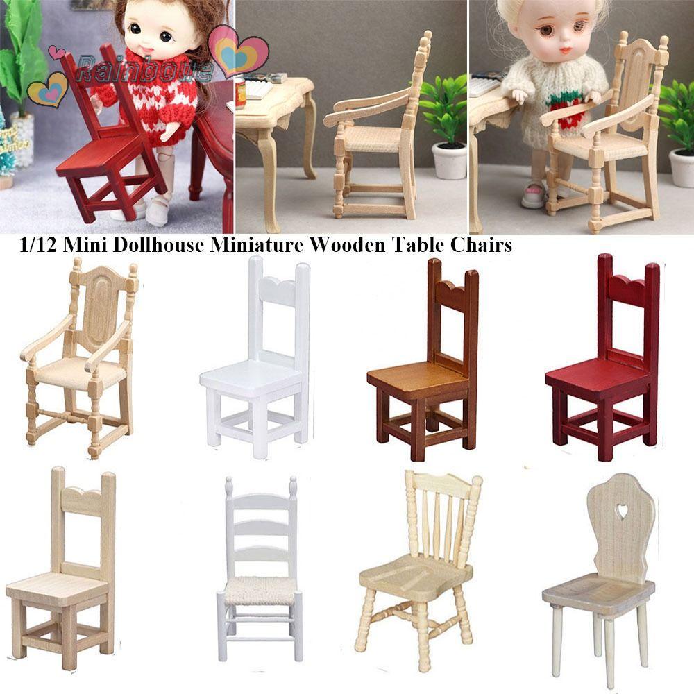 Bàn Cầu Vồng Bằng Gỗ 1 / 12 Trang Trí Nhà Búp Bê