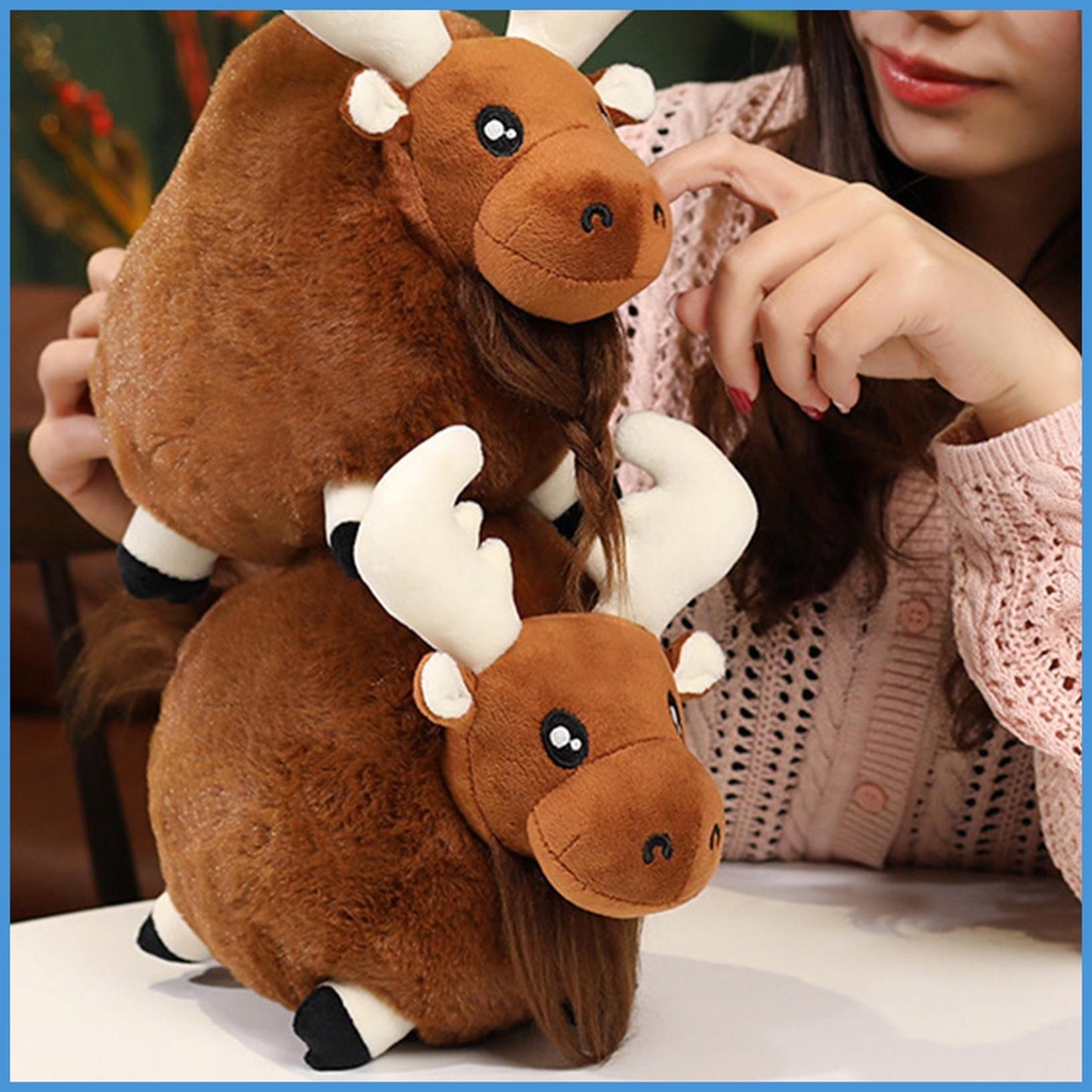 Đồ chơi nhồi bông Hình Moose Mềm Mại Và Thoải Mái Cho Bé