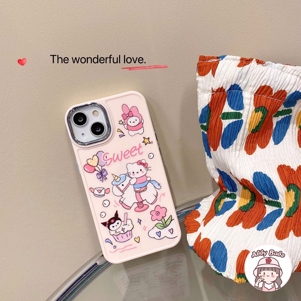 Ốp Điện Thoại TPU Mềm Bóng Chống Bẩn Chống Va Đập In Hình Melody Kuromi Cho IPhone 14 Pro Max 11 12 Pro Max X XS 7Plus