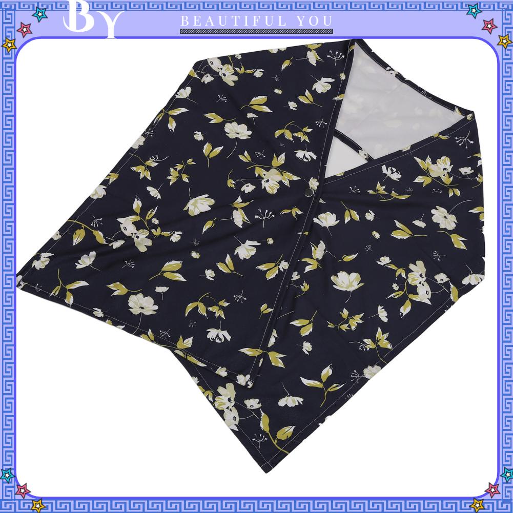 Fluorine073 Yếm dành cho người lớn Có thể tái sử dụng giặt được Lớn Thân thiện với làn da Mềm thấm nước Bảo vệ quần áo cao tuổi