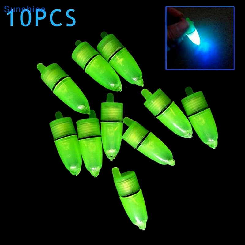 Set 10 Chuông Báo Cá Cắn Câu Có Đèn Led