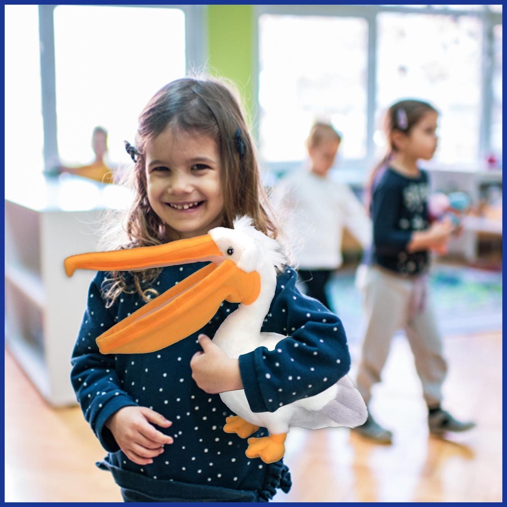 Đồ chơi nhồi bông Pelican 11.81in Mềm Mại Đáng Yêu Trang Trí Nội Thất